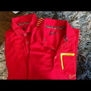 Set of Nike Golf shirts. Boys M